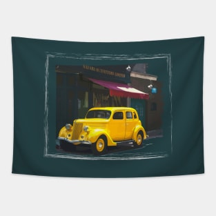 Retro in Modernity Tapestry