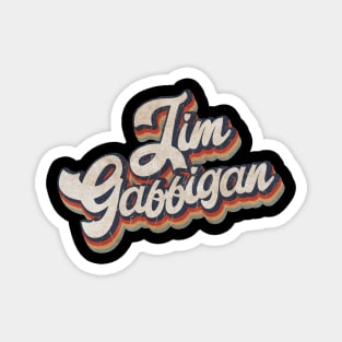 Jim Gaffigan KakeanKerjoOffisial VintageColor Magnet