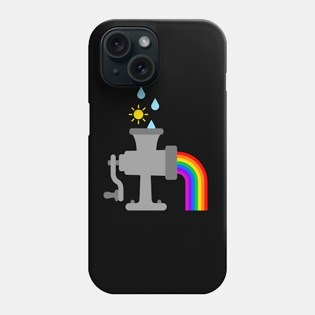 Rainbow Grinder Phone Case by viktorhertz