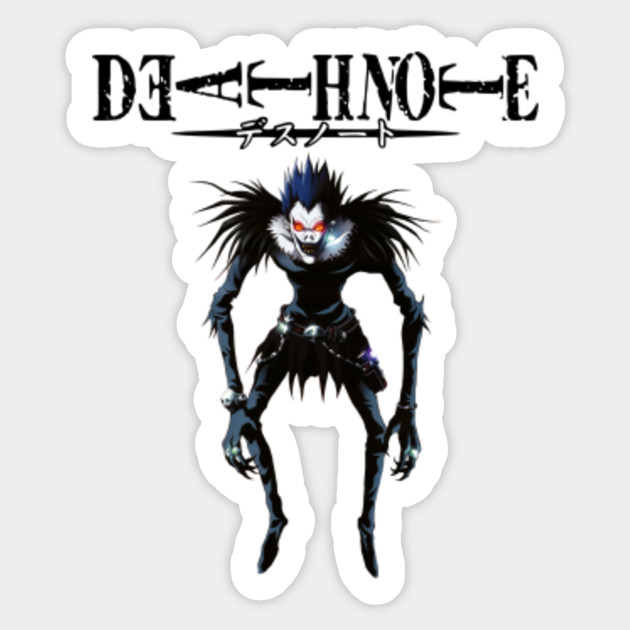 Death Note Shinigami Death Note Sticker Teepublic