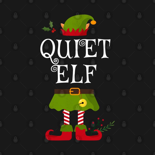 Quiet Elf Shirt , Family Matching Group Christmas Shirt, Matching T Shirt for Family, Family Reunion Shirts by bkls