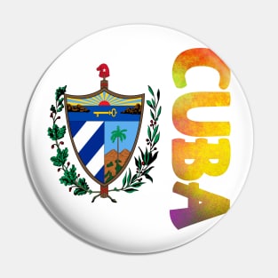 Cuba Coat of Arms Design Pin