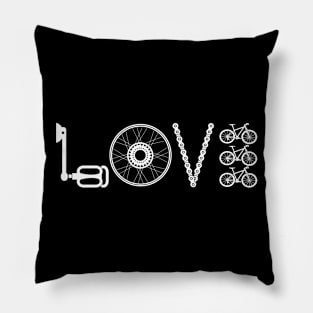 Love Cycling Pillow