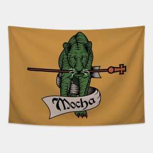 Mocha Coffee Tattoo Tapestry