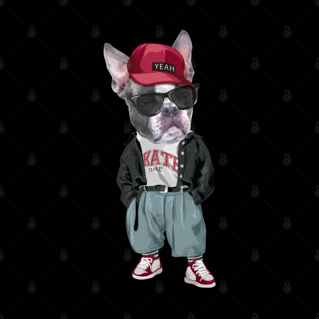 French Bulldog - Hip Hop Style by obodo