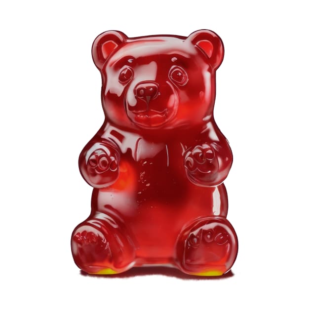 Cute Gummy Bear Candy Design by UNDERGROUNDROOTS