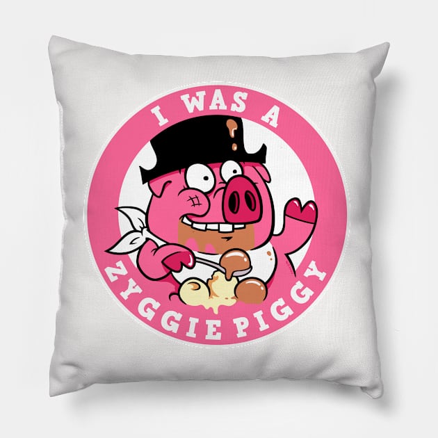 Zyggie Piggy Pillow by wloem