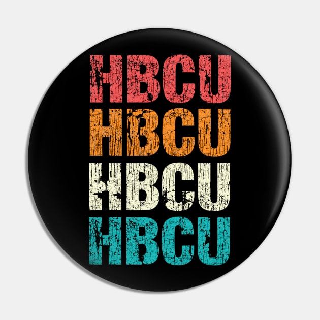 HBCU Vintage Letters Pin by blackartmattersshop