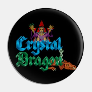 Crystal Dragon Pin