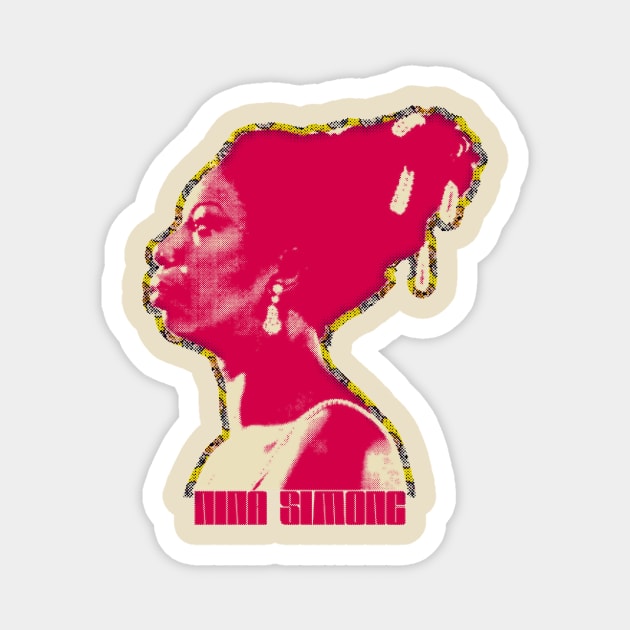 Nina Simone Magnet by HAPPY TRIP PRESS