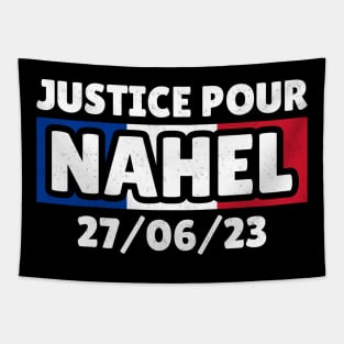 Justice Pour Nahel - France Flag .dns Tapestry