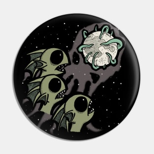 Three Deep One Moon Pin