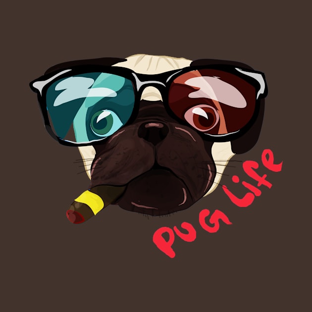 The Pug Life by nazzcat