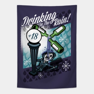 Drinking in the rain Tapestry