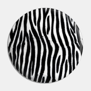 Realistic Zebra Skin Pin