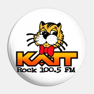 KATT Radio Station Rock Music Pin