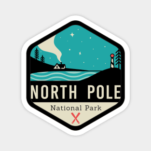 North Pole National Park Badge Magnet