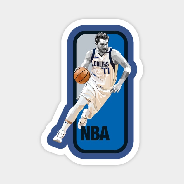 Luka Doncic NBA Magnet by awangwidyatama