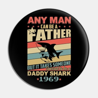 Any man can be a daddy shark 1969 Pin
