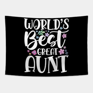 World's Best Great Aunt Tapestry
