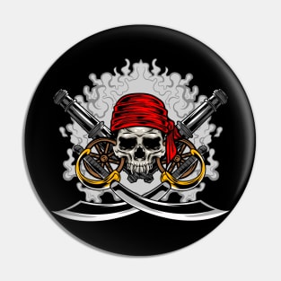 Skull Pirates Warrior Crew Pin