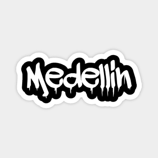 Medellin Colombia Graffiti Magnet