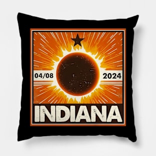 Indiana solar eclipse 2024 Pillow