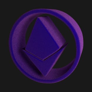 Ethereum - 3D - Felt T-Shirt