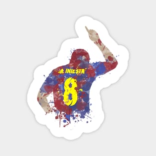 Andres Iniesta - Barcelona Legend Magnet