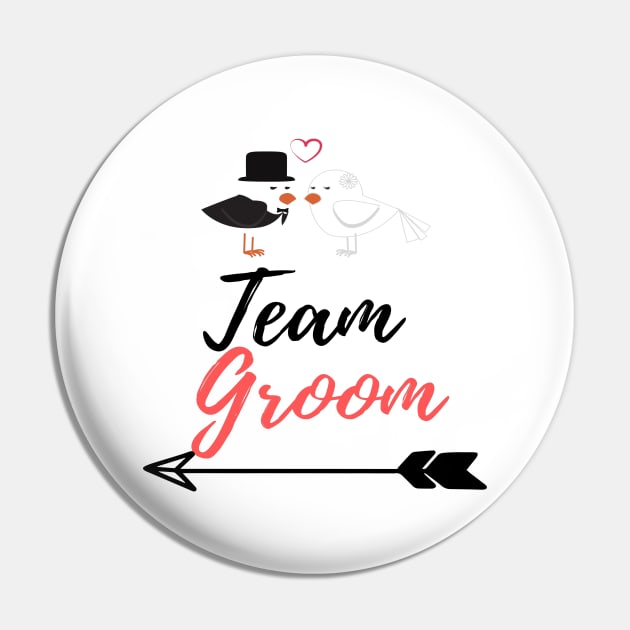 Team Bride Bird / Bachelorette Party / BrideParty Pin by Isdinval