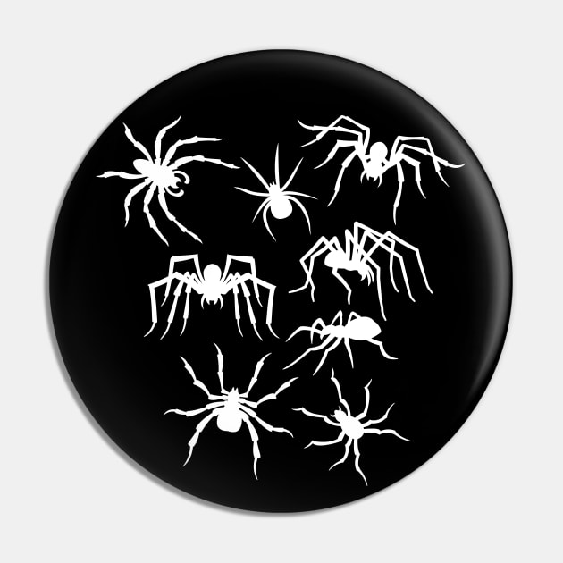 Spider Silhouettes Pin by sifis