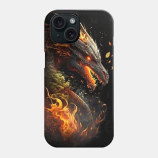 Japanese Epic Fire Dragon Phone Case