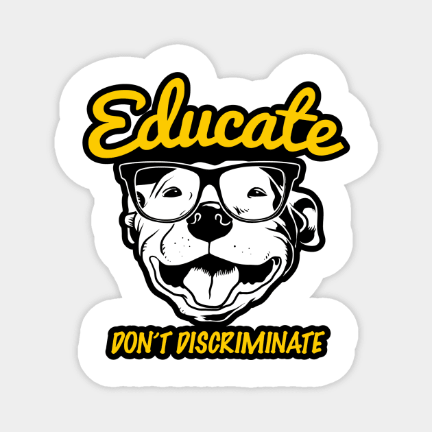 Educate your Pitbull Magnet by nikovega21