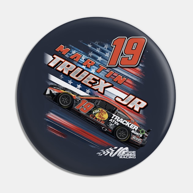 Martin Truex Jr. Patriotic Pin by art.Hamdan