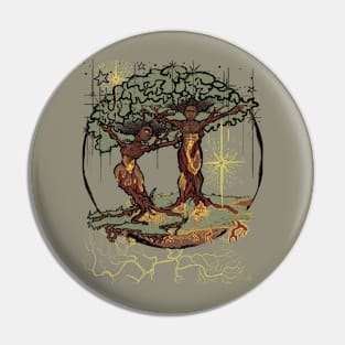 Trees of Life (Color Lineart) Pin