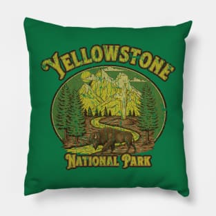 RETRO STYLE - Yellowstone Park  70S Pillow