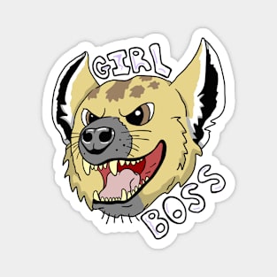 Hyena Matriarch Girl Boss Magnet