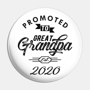 New Great Grandpa - Promoted to great grandpa est. 2020 Pin