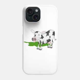 Cow Casting a Green Shadow Phone Case