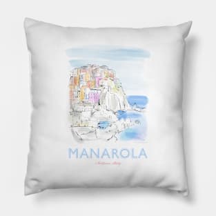 Manarola Italy Pillow