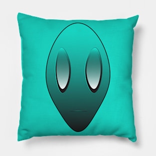 Green Alien Pillow