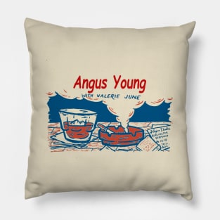 Angus Young Vintage Pillow