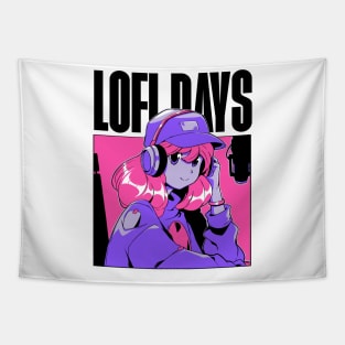 Lofi Days Tapestry