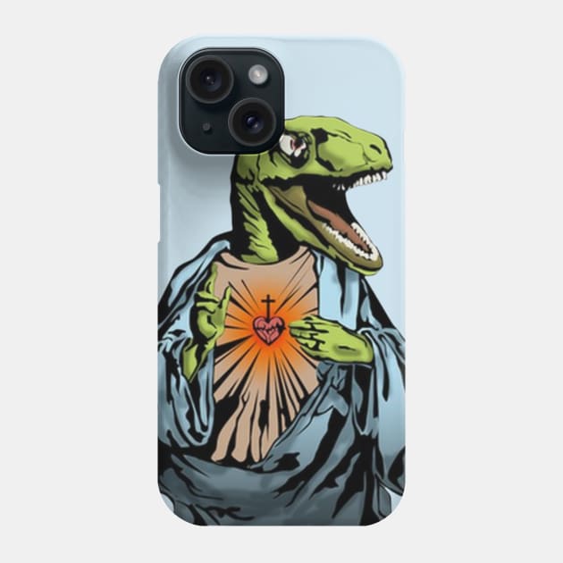 Raptor Jesus Phone Case by belytelor