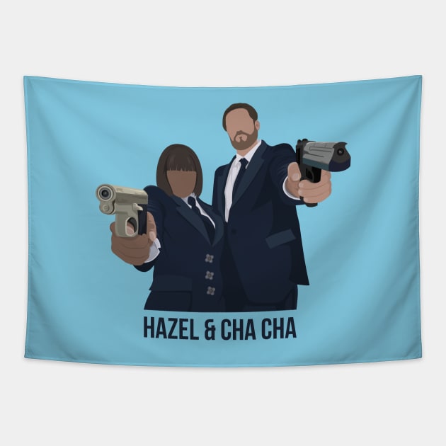 Hazel And Cha Cha Tapestry by bethmooredesigns10