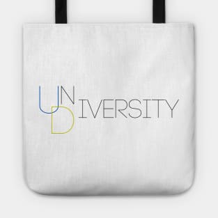 University, Diversity, UD (Black) Tote