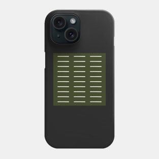 Mudcloth (Olive Green) Phone Case