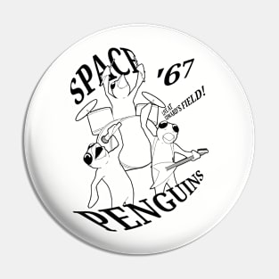 Space Penguins '67 Black Pin