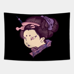 Ukiyoe Girl Tapestry