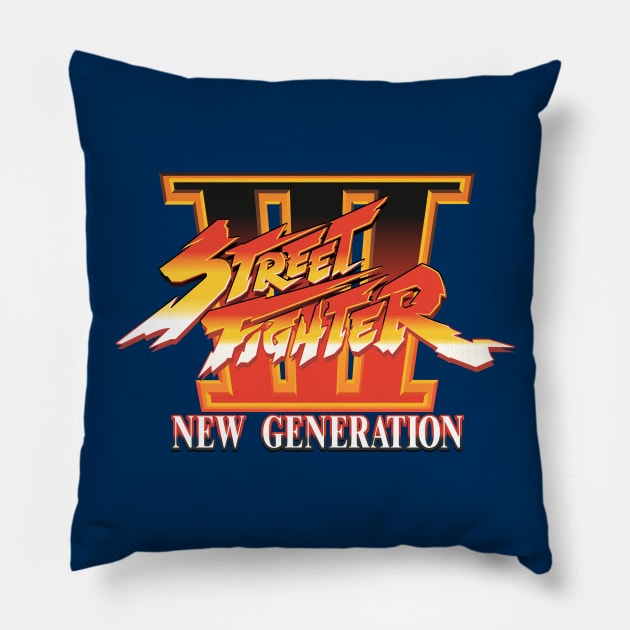 Street Fighter III - New Generation Pillow by LeeRobson